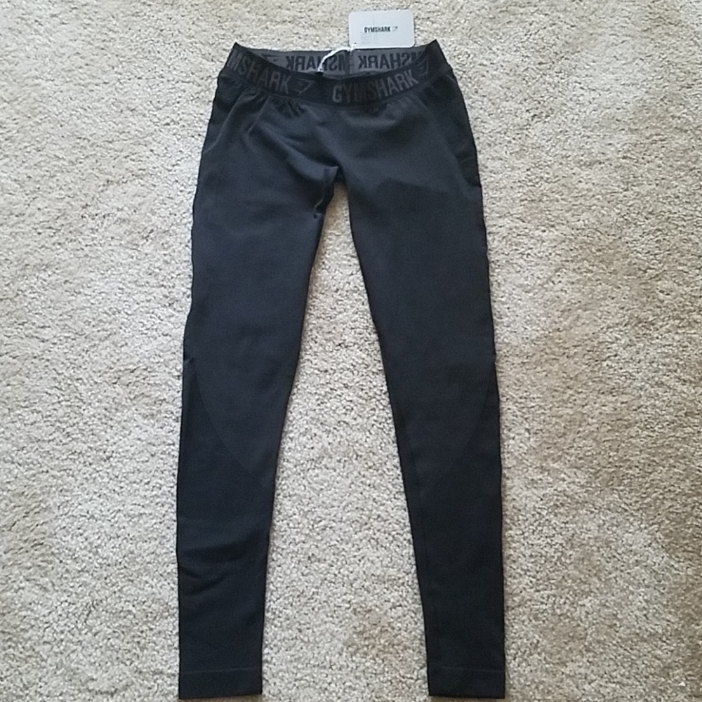 Gymshark Flex Leggings (Black Marl/Black)